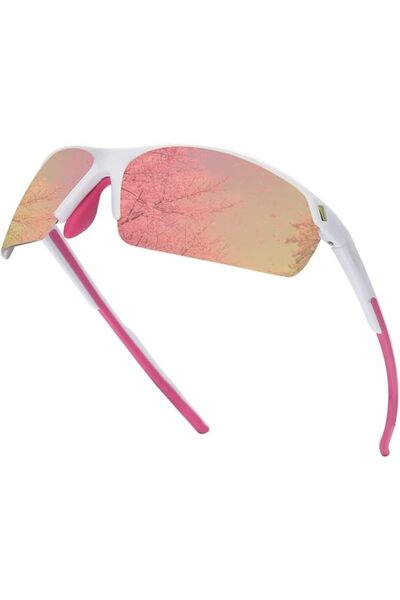 SYOSI Polarized Sports Sunglasses for Women Men, Wrap Around Cycling Running ...