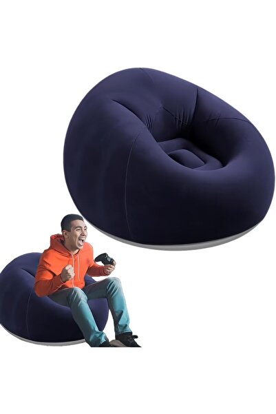 Generic Inflatable Bean Bag Chairs for Adult Kid Blow Up Chairs Inflatable La...