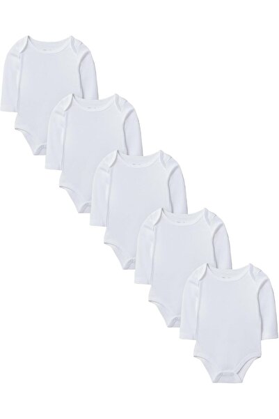 Generic طقم بدلات أطفال بأكمام طويلة من PureSoft Essentials للجنسين كاجوال (5...