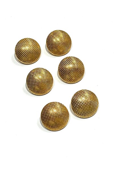 karantuhafiye Metal Honeycomb Pattern Curved Jacket and Trench Coat Button / ...