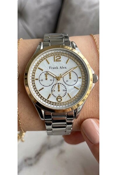 Frank Alex FA.14113M.04 ساعة يد نسائية من الفولاذ