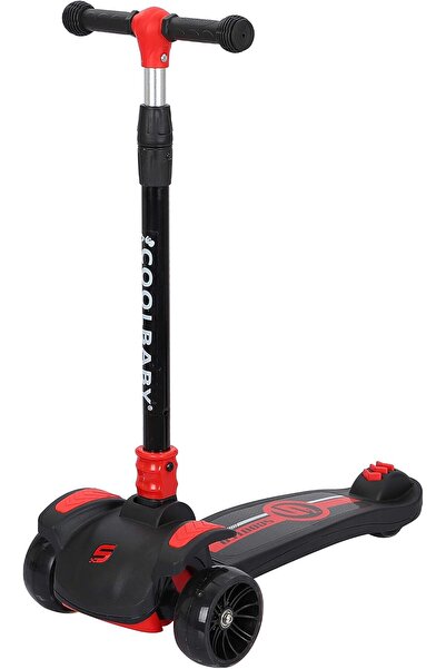 Generic Kid's scooter 3 wheels Big pedal Foldable scooterwith music, height a...