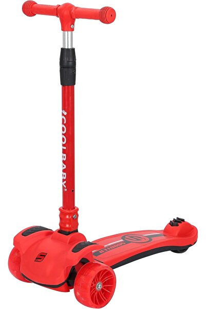 Generic Kid's scooter 3 wheels Big pedal Foldable scooterwith music, height a...