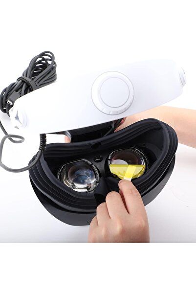 Generic مناسب لواقي عدسة PS VR2 لجهاز بلايستيشن VR2، فيلم حماية ناعم من مادة ...