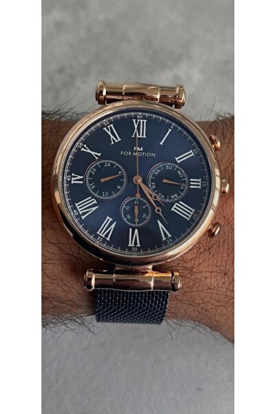 Formotion Fm.B88121.05 Navy Blue Steel Mesh Cord Functions Active Men's Wrist...