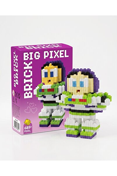 Brother Toys Big Pixel Brick Toy Story Toy Story Buzz Lightyear 689 Pixels 3D...