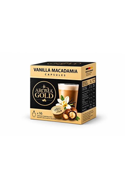 AROMA GOLD Κάψουλες καφέ βανίλιας μακαντάμια, συμβατές με Nescafé Dolce Gusto...