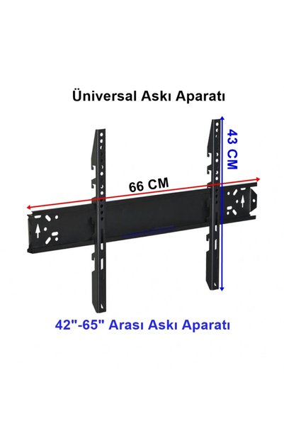 YTE YTR 32-65 inç 55-165 Ekran Lcd-Led Tv Duvar Askı Aparatı Sabit