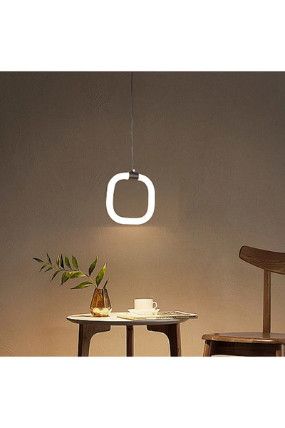 Generic Brand إنارة سقف معلقة مودرن أسود 5 واط LED إضاءة صفراء HA/D6325/1BK+WW