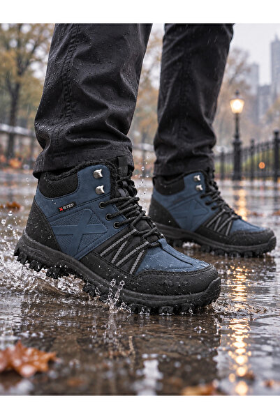 XStep Men's Non-Slip Sole Outdoor Boots