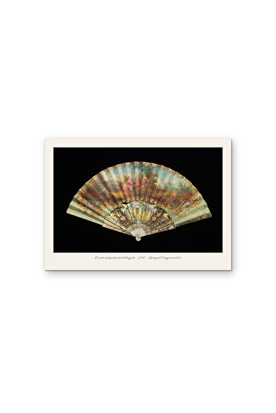 OEM Poster Carton 250g A4, evantai vechi pictat ornat 1890, arhiva Library of...