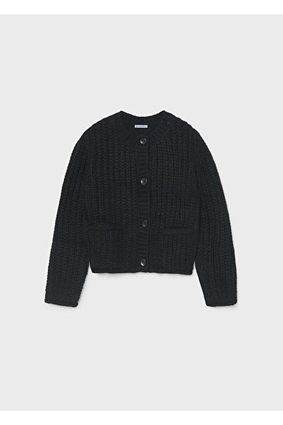 MAYORAL Girl's Cardigan 7344 Black 10 m
