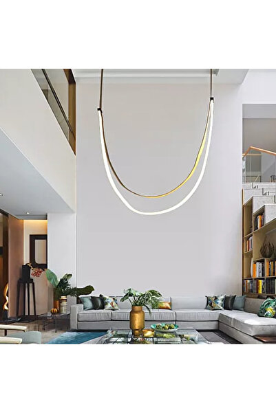 Generic Brand إنارة سقف معلقة مودرن رمادي 36 واط LED إضاءة صفراء HA/D5988/2M/...