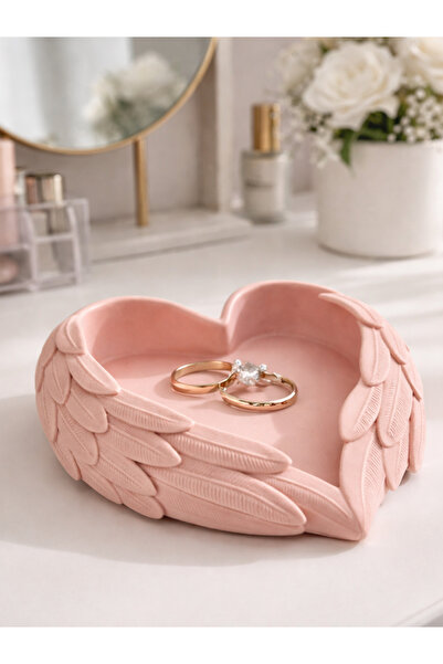 Victoria&Co Nakit sa krilatim srcem i stalak za prstenje, dekorativni organiz...