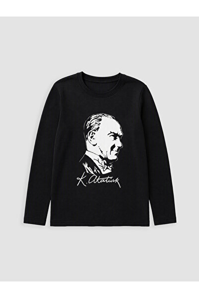 LC Waikiki Crew Neck Ataturk Printed Boys' T-Shirt