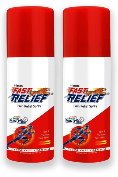 Emami LTD Emami Himani Fast Relief Pain Relief Spray, 2 Pieces, 150 ml