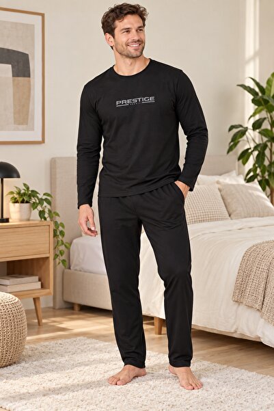 CottonVia Men's Pajama Set, 100% Cotton, 30/1 Combed Single Jersey, Seasonal ...