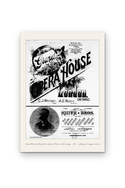 OEM Poster Carton 250g A4, Marele Teatru de Opera din Londra Ontario Secolul ...