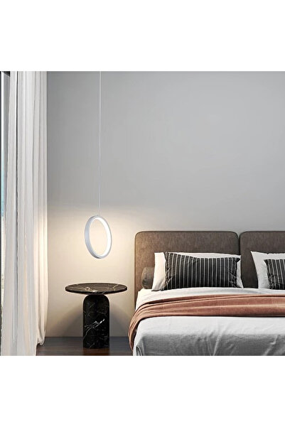 Generic Brand إنارة سقف معلقة مودرن أبيض 18 واط LED 3 ألوان إضاءة HA/D6137/1W...