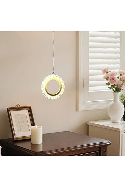 Generic Brand إنارة سقف معلقة مودرن ذهبي 3 واط LED 3 ألوان إضاءة HA/E7109/FGD...