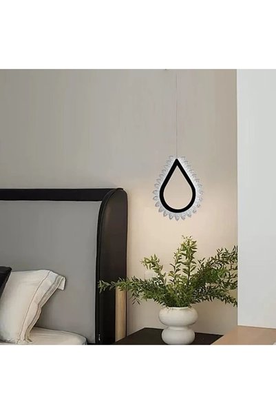 Generic Brand Modern Black 15W Led 3 Color Lighting Pendant Ceiling Light Ha/...