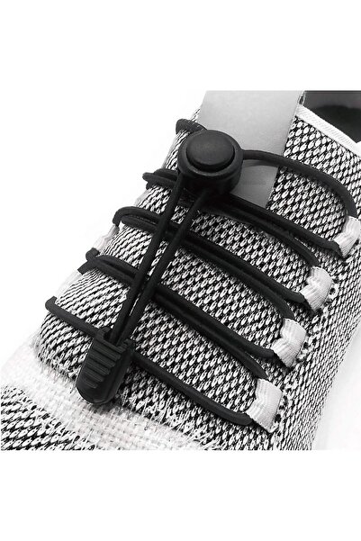 OEM Black Elastic No-Tie Shoelaces 110cm
