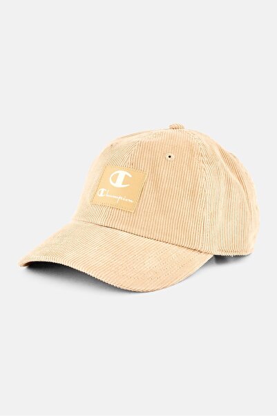 Champion Men Brand Logo Adjustable Cap, Khaki