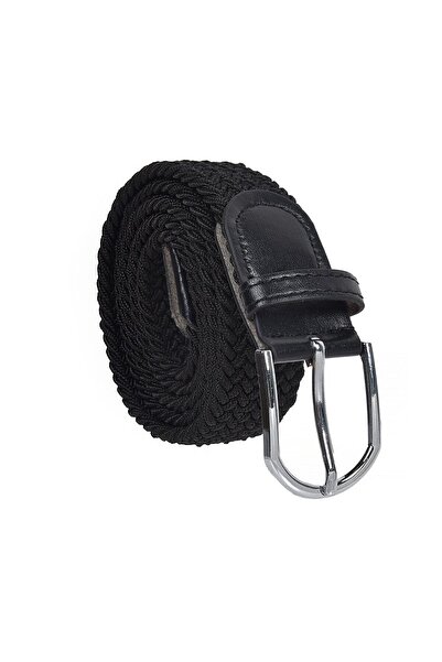 OEM Curea Elastica Neagra pentru Barbati 105x3.5cm