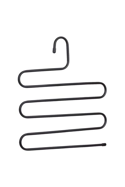 OEM Umeras pentru Pantaloni Metalic Negru 5 Spatii 34x35.5cm