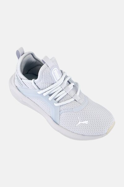 Puma Women Softride Enzo 5 Shine Lace Up Training Shoes, Light Grey