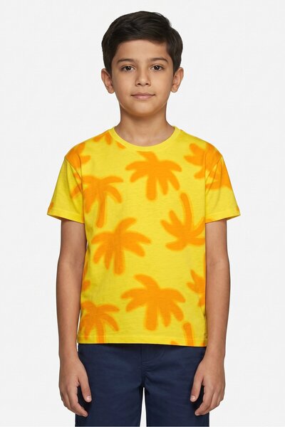 Banana Boat Kids Boy Short Sleeve Graphic Print T-Shirt, Multicolor