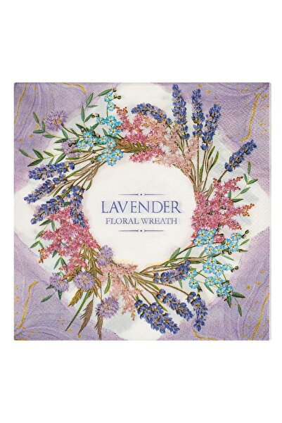 OEM Servetele de Masa cu 2 Straturi Lila Lavanda 33x33cm - 20buc