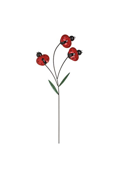 OEM Stick Decorativ de Gradina cu Buburuze Rosii 60cm