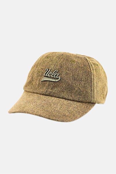 UCLA Men Brand Logo Adjustable Buckle Cap, Olive
