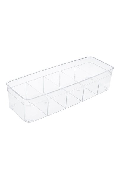 OEM Organizator din Plastic Transparent cu 5 Compartimente pentru Sertar 30x1...