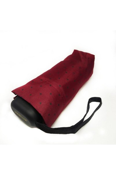 Genel Markalar 7 Moda Mini Cep Erkek Kadın Şemsiye Bordo 17 cm Ultra Mini Şem...