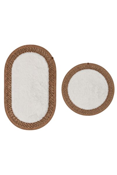 Comfort Craft Серия Еклипс Комплект от 2 плюшени подови постелки с текстура и...