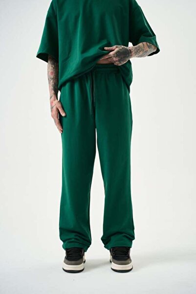 Respire Pantaloni de Trening Bărbați, Din Bumbac, Croială Largă Baggy Lejeră,...