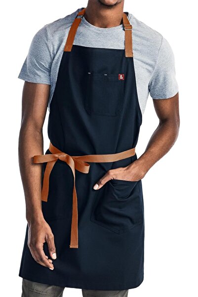 GENERAL hedley & bennett Essential Apron - Professional Chef Apron with Pocke...