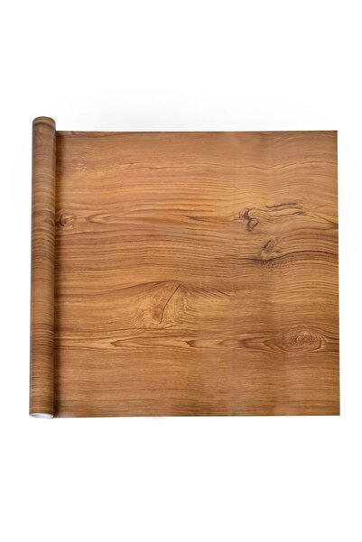 OEM PVC Furniture Sticker Natural Color Wood Pattern Roll 150x45cm