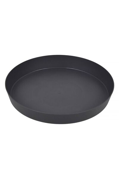 OEM Πιάτο γλάστρας σε ανθρακί χρώμα Ø19x3cm