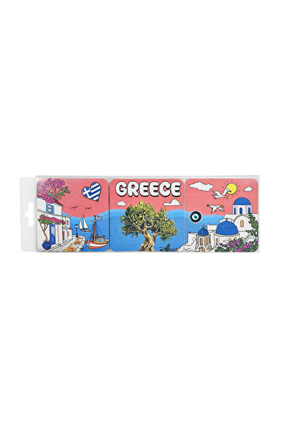 OEM Σετ σουβέρ Greece 6τμχ - Coaster set 6pcs