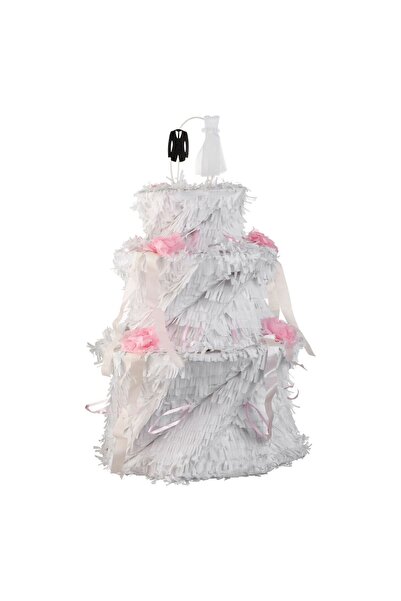 OEM Pinata de Nunta Tort de Cununie cu Mire & Mireasa Ø35x50cm