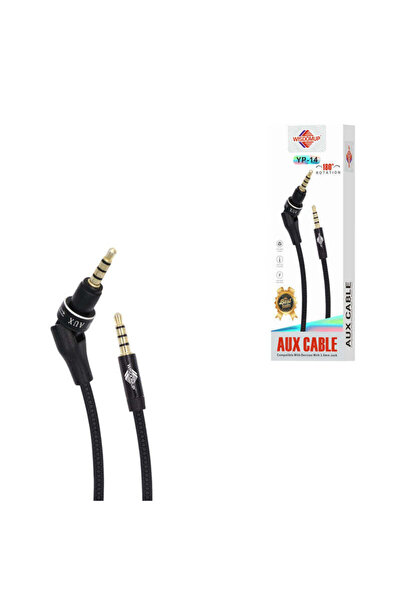 OEM Wisdomup Καλώδιο Ήχου AUX 3.5mm με Περιστρεφόμενο Βύσμα YP-14 - AUX Audio...