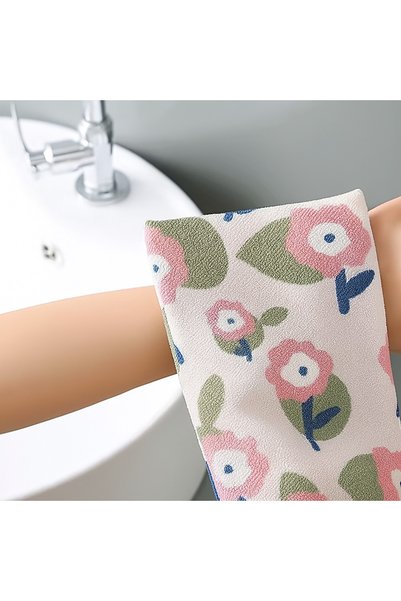 VİSLUNA 1 Adet Duş Kesesi Vücut Peeling Kesesi Banyo Hamam Kese Scrub Kesesi
