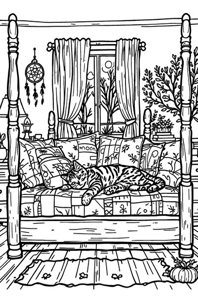 COZY RELAXATION Cozy Haven. Descoperă noua carte de colorat pentru relaxare din colectia recent apărută pe piața din România.
