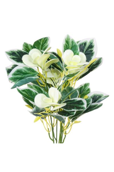 OEM Buchet Flori Artificiale Verzi Albe 34cm