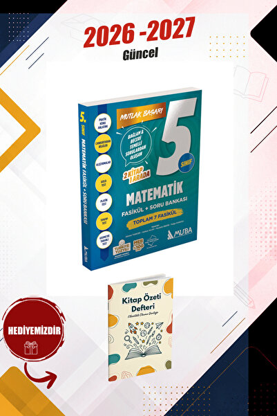 Muba Yayınları 5.Sınıf Matematik Bağlam Temelli Fasikül + Soru Bankası 2026-2027
