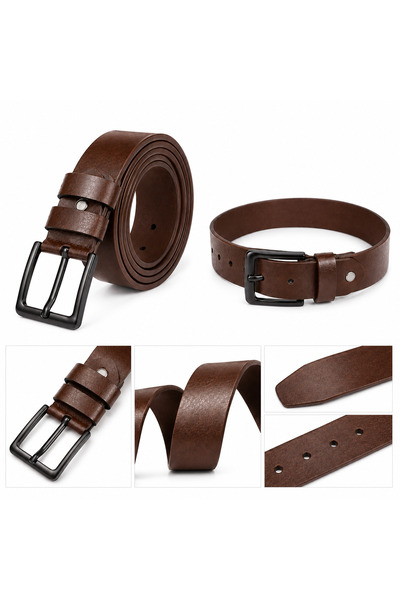 nevzat şahin küçüktilki est 1987 Premium Series Brown Color Denim Belt
