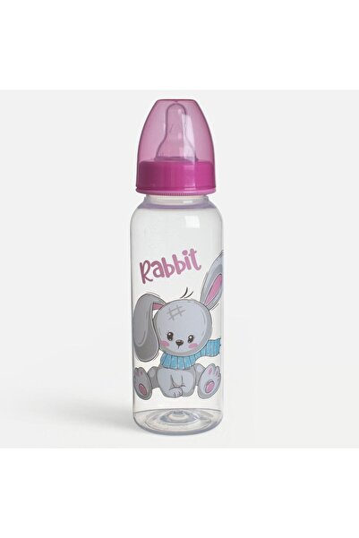 OEM Biberon din Plastic cu Tetina din Silicon Iepuras 250ml 0M+